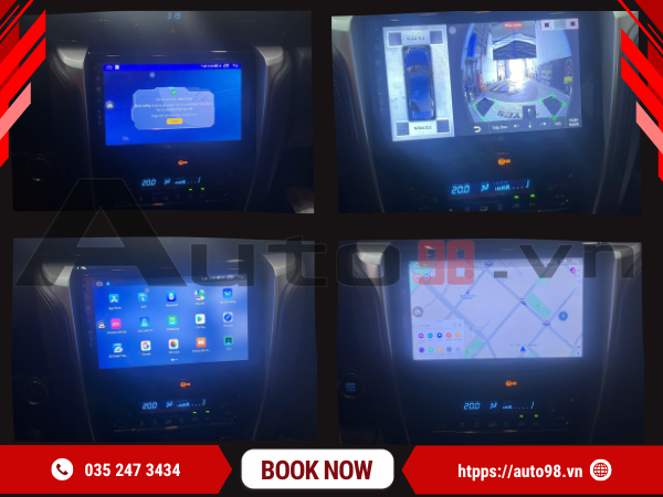 Lắp Đặt Cho Xe Fortuner Màn Hình Texpad 360 tại AUTO98.VN